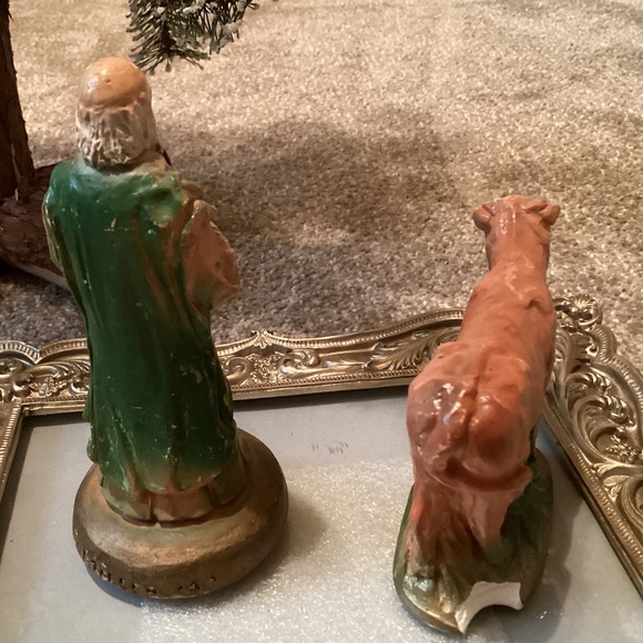 11 antique/vintage nativity pieces - Picture 9 of 16